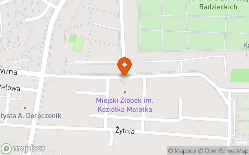 Lokalizacja: Miejski Żłobek im. "Koziołka Matołka" w Zgierzu Filia