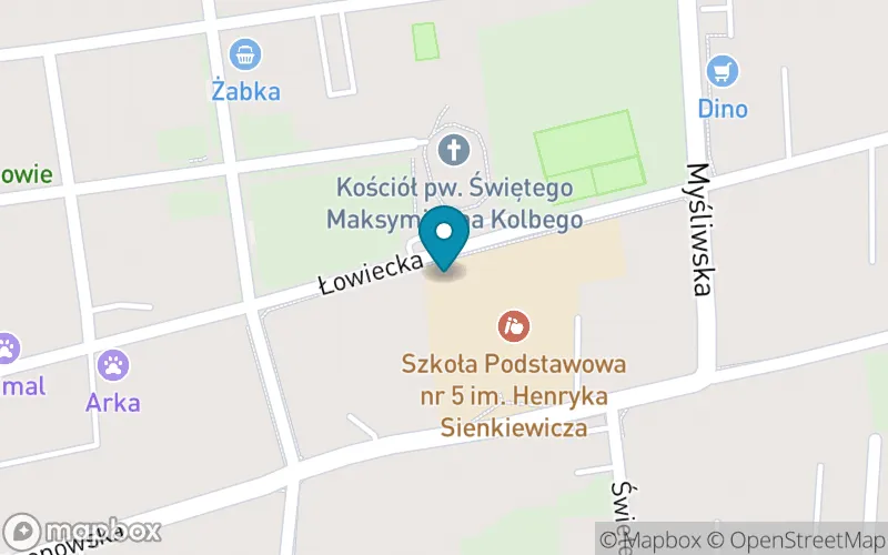 Lokalizacja: Szkoła Podstawowa nr 5 im. Henryka Sienkiewicza