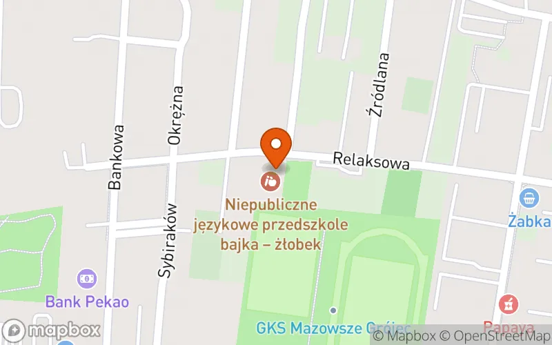 Lokalizacja: Niepubliczne Językowe Przedszkole "Bajka" - Żłobek
