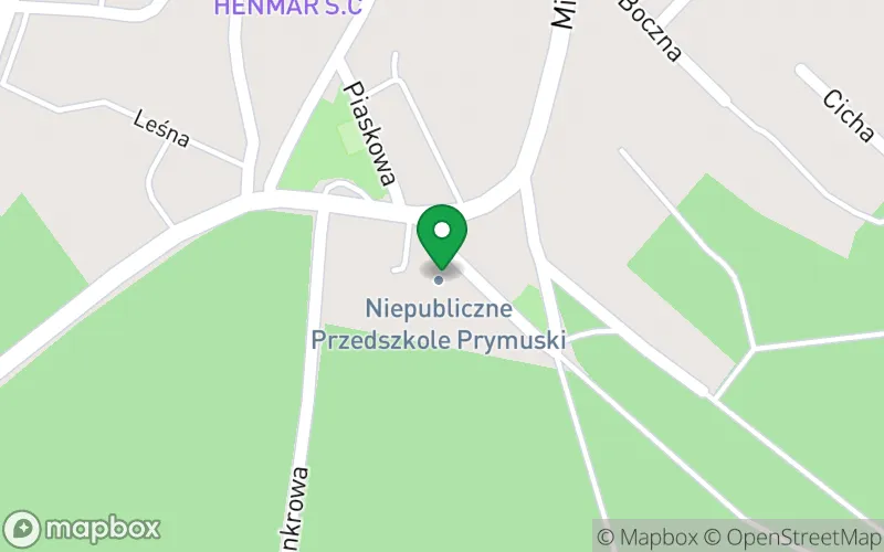 Lokalizacja: Niepubliczne Przedszkole Prymuski