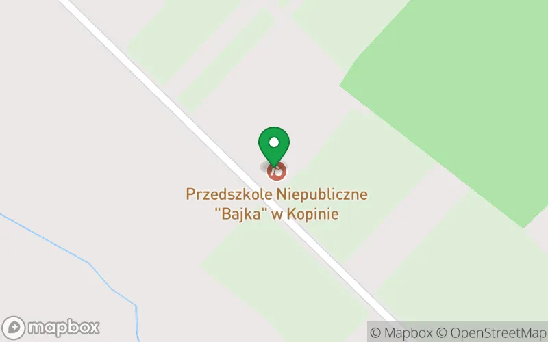 Lokalizacja: Przedszkole Niepubliczne "Bajka" w Kopinie