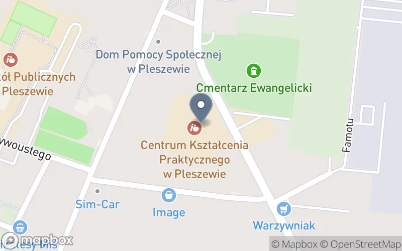 Lokalizacja: Centrum Kształcenia Zawodowego w Pleszewie
