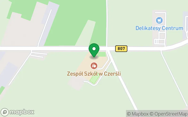 Lokalizacja: Przedszkole w Czerśli