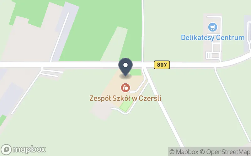 Lokalizacja: Zespół Szkół w Czerśli