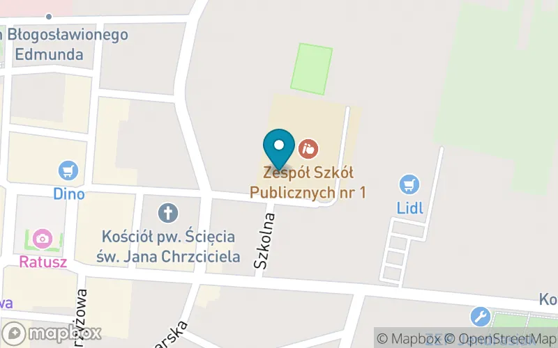 Lokalizacja: Szkoła Podstawowa nr 1 im. 70 Pułku Piechoty w Pleszewie