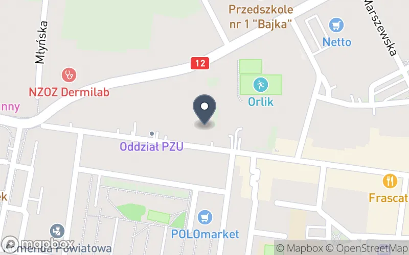 Lokalizacja: Zespół Szkół Usługowo - Gospodarczych
