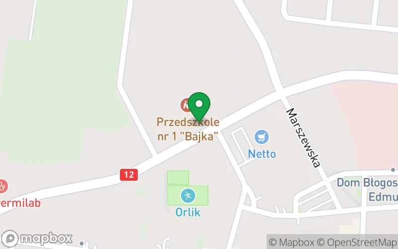 Lokalizacja: Publiczne Przedszkole nr 1 "Bajka" w Pleszewie