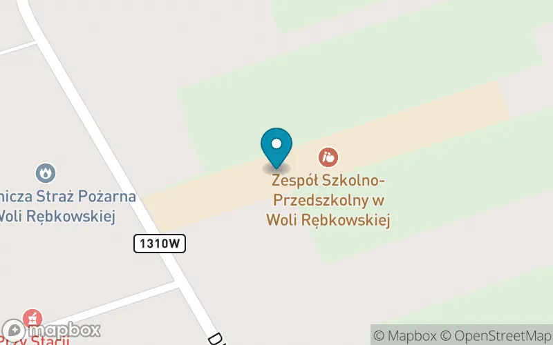 Lokalizacja: Szkoła Podstawowa im. Św. Jana Pawła II w Woli Rębkowskiej w Zespole Szkolno-Przedszkolnym w Woli Rębkowskiej