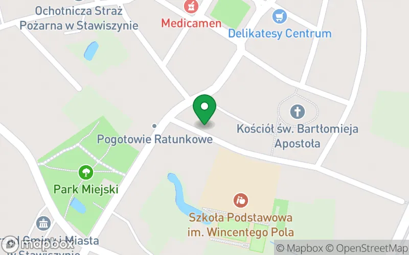 Lokalizacja: Publiczne Przedszkole Samorządowe "Justynka" w Stawiszynie