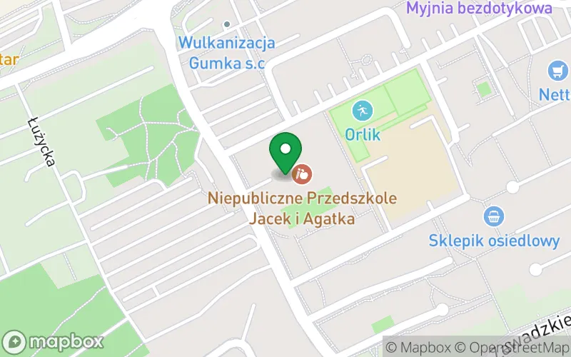 Lokalizacja: Przedszkole "Jacek i Agatka" w Zielonej Górze
