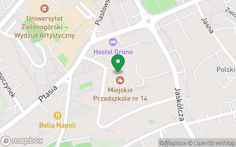 Lokalizacja: Miejskie Przedszkole nr 14 w Zielonej Górze