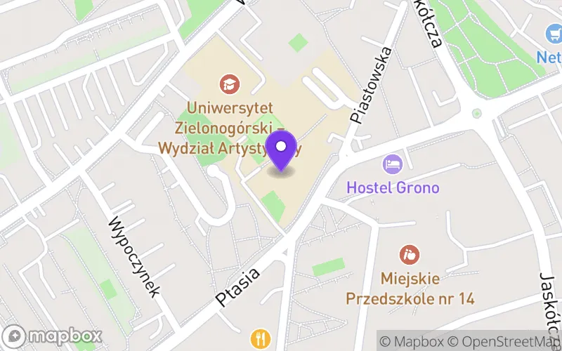 Lokalizacja: Branżowa Szkoła I Stopnia Specjalna w Zespole Szkół Specjalnych nr 1 w Zielonej Górze