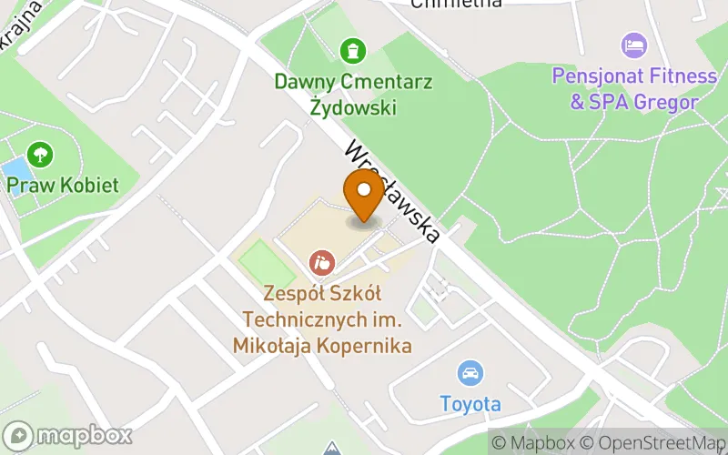 Lokalizacja: Szkoła Policealna nr 5 w Zespole Szkół Technicznych w Zielonej Górze