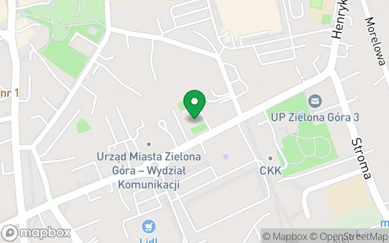 Lokalizacja: Niepubliczne Przedszkole z Oddziałami dla Dzieci z Autyzmem w Zielonej Górze