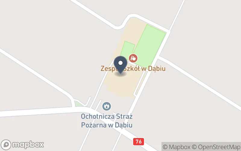 Lokalizacja: Zespół Szkół w Dąbiu