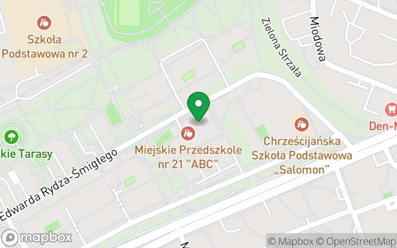 Lokalizacja: Miejskie Przedszkole nr 21 z Oddziałami Integracyjnymi im. "ABC..." w Zielonej Górze