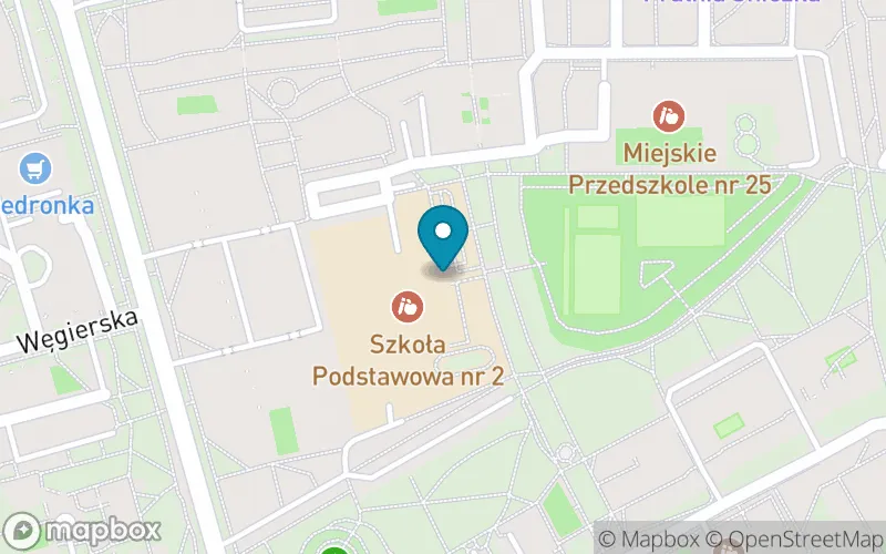 Lokalizacja: Szkoła Podstawowa nr 2 w Zielonej Górze