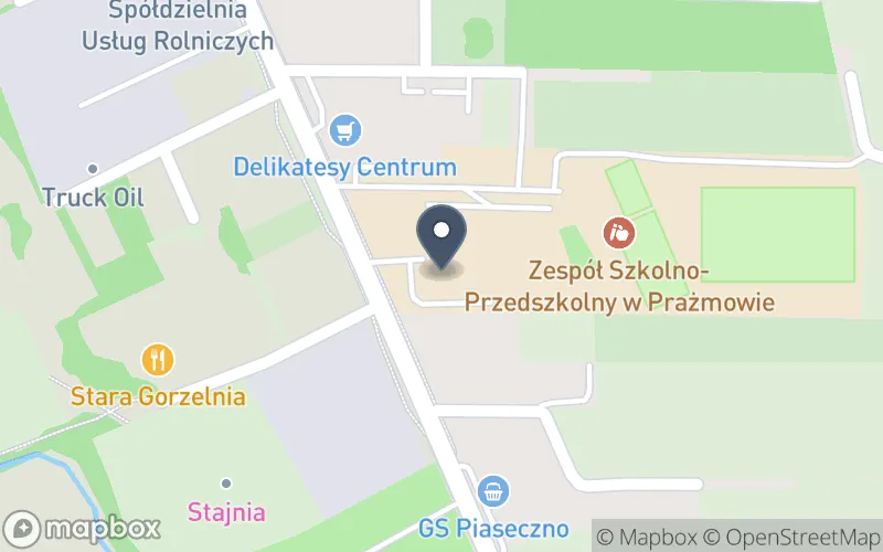 Lokalizacja: Zespół Szkolno-Przedszkolny im. Izabelli i Bronisława Ryxów w Prażmowie