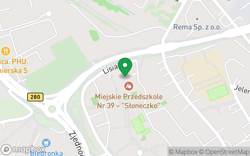 Lokalizacja: Miejskie Przedszkole nr 39 im. "Słoneczko" w Zielonej Górze