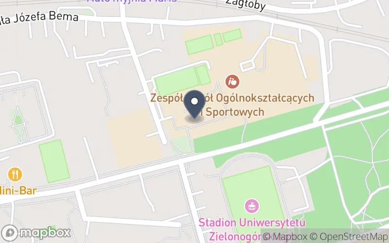 Lokalizacja: Zespół Szkół Mistrzostwa Sportowego w Zielonej Górze