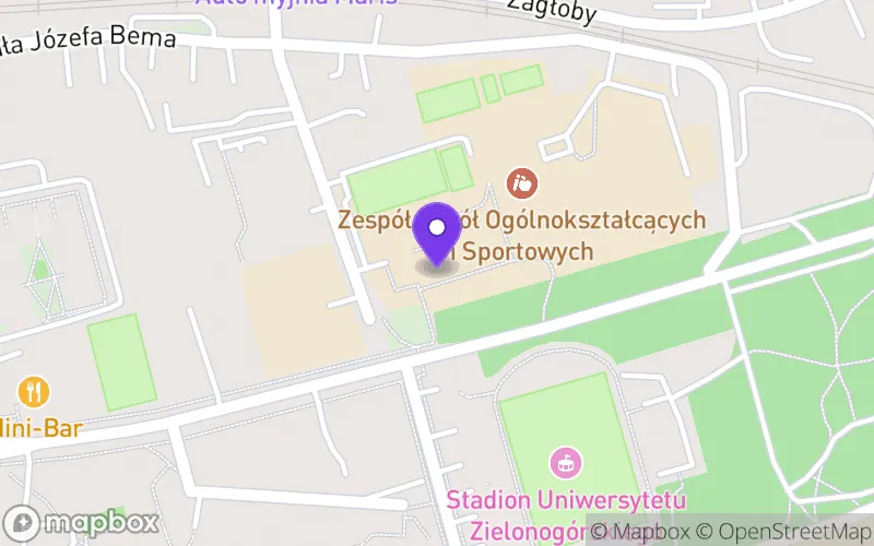 Lokalizacja: VII Liceum Ogólnokształcące Mistrzostwa Sportowego w Zespole Szkół Mistrzostwa Sportowego w Zielonej Górze