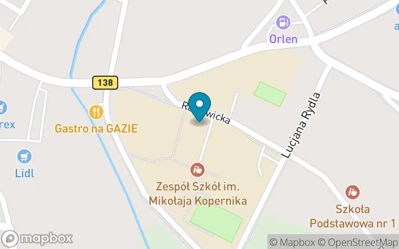 Lokalizacja: Szkoła Podstawowa nr 1 im. Mikołaja Kopernika w Gubinie