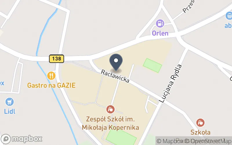 Lokalizacja: Zespół Szkół Licealnych i Technicznych im. Stanisława Staszica w Gubinie