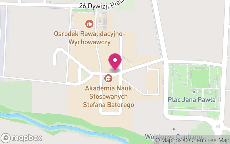 Lokalizacja: Akademia Nauk Stosowanych Stefana Batorego
