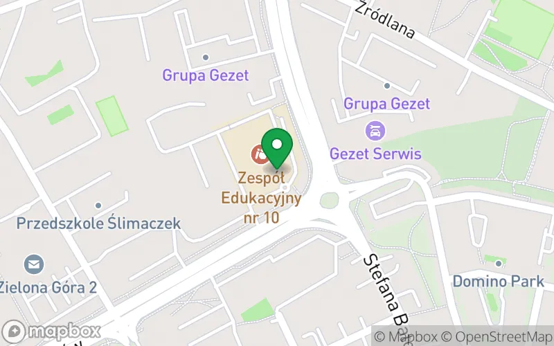 Lokalizacja: Miejskie Przedszkole nr 19 w Zespole Edukacyjnym nr 10 w Zielonej Górze