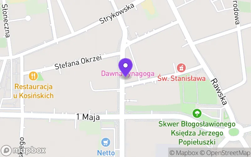 Lokalizacja: Zaoczne Liceum Ogólnokształcące dla Dorosłych "Cosinus Plus"w Skierniewicach