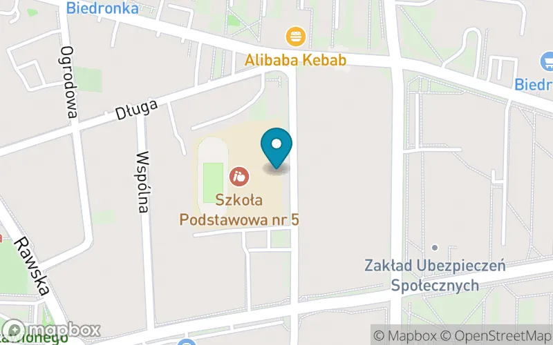 Lokalizacja: Szkoła Podstawowa nr 5 im. Jana Pawła II w Skierniewicach