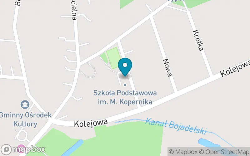 Lokalizacja: Szkoła Podstawowa w Bojadłach im. Mikołaja Kopernika