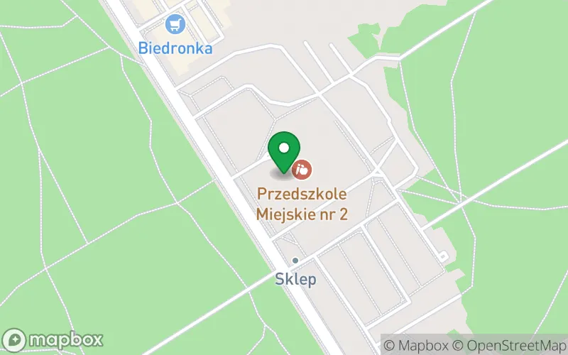 Lokalizacja: Miejskie Przedszkole nr 2 w Głownie