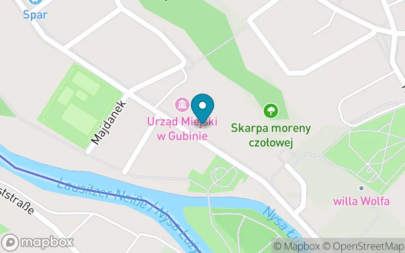 Lokalizacja: Szkoła Specjalna Przysposabiająca do Pracy w Gubinie