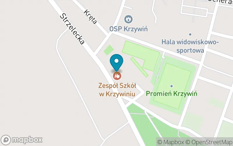 Lokalizacja: Szkoła Podstawowa im. Powstańczej Kompanii Krzywińskiej w Krzywiniu