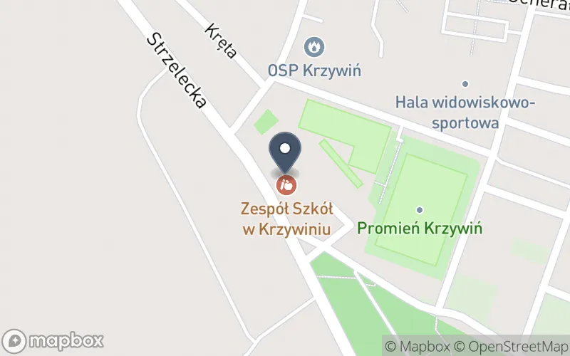 Lokalizacja: Zespół Szkół w Krzywiniu