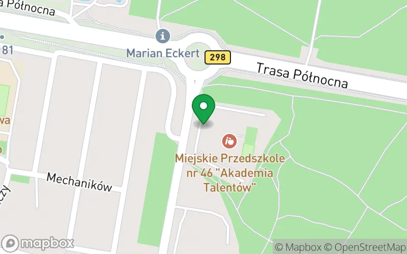 Lokalizacja: Miejskie Przedszkole nr 46 im. "Akademia Talentów" w Zielonej Górze