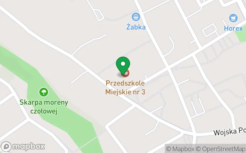 Lokalizacja: Przedszkole Miejskie nr 3, w Gubinie, ul. Wojska Polskiego 16