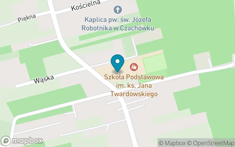 Lokalizacja: Szkoła Podstawowa im. Księdza Jana Twardowskiego w Czachówku