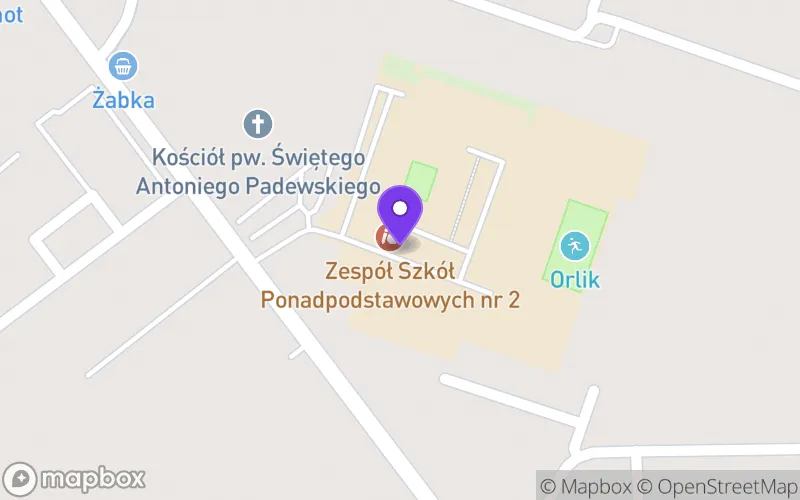 Lokalizacja: Branżowa Szkoła I Stopnia nr 2 w Jarocinie