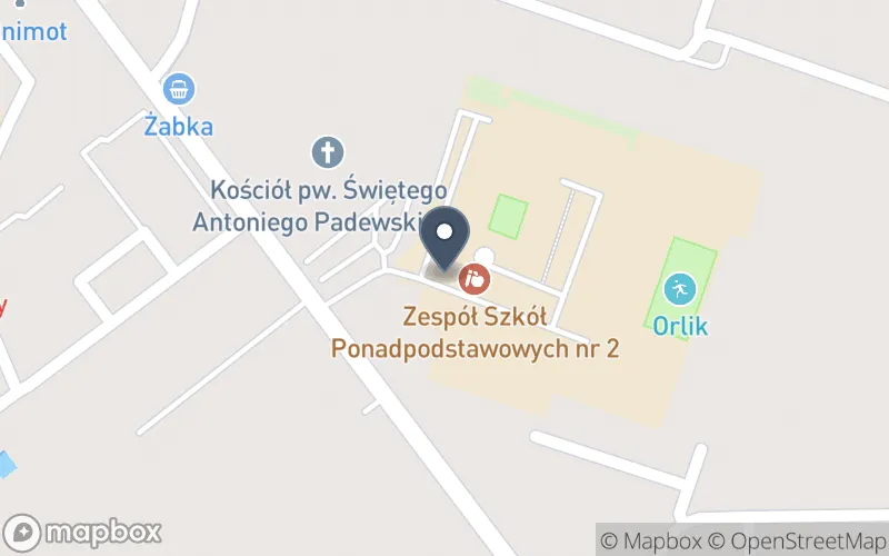 Lokalizacja: Zespół Szkół Ponadpodstawowych nr 1 w Jarocinie