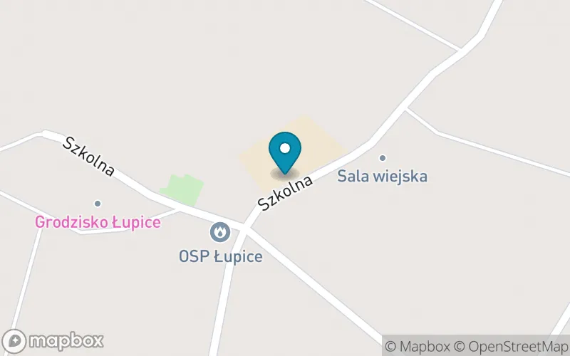 Lokalizacja: Szkoła Podstawowa w Ciosańcu Filia w Łupicach