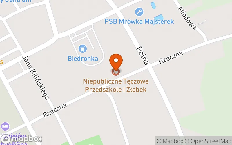 Lokalizacja: Niepubliczny Tęczowy Żłobek