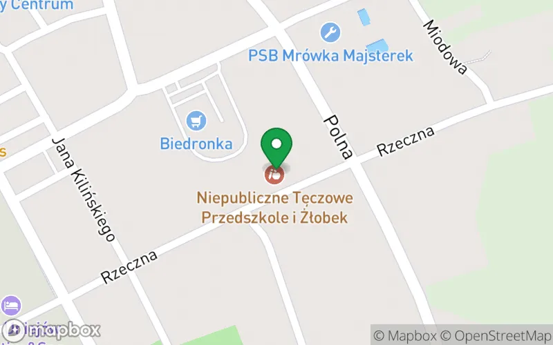 Lokalizacja: Niepubliczne Tęczowe Przedszkole Agnieszka Płusa