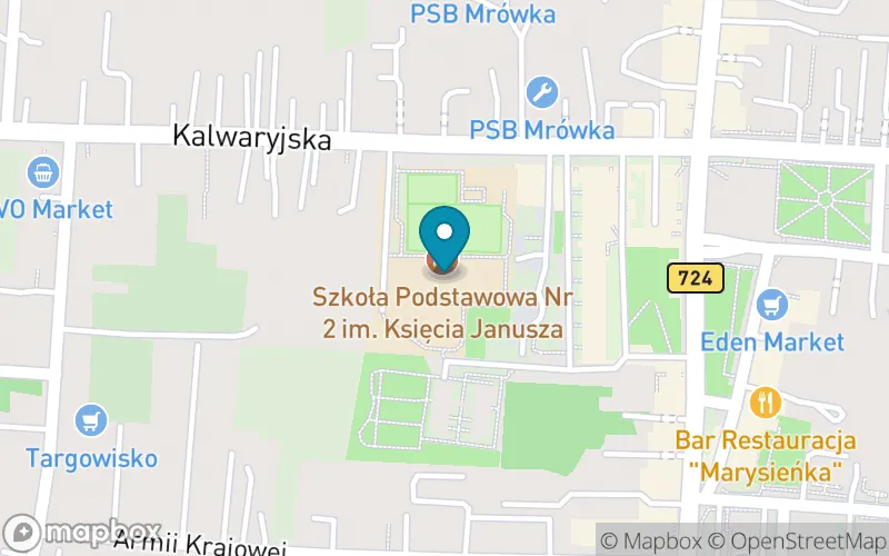 Lokalizacja: Szkoła Podstawowa nr 2 im. Księcia Janusza w Górze Kalwarii