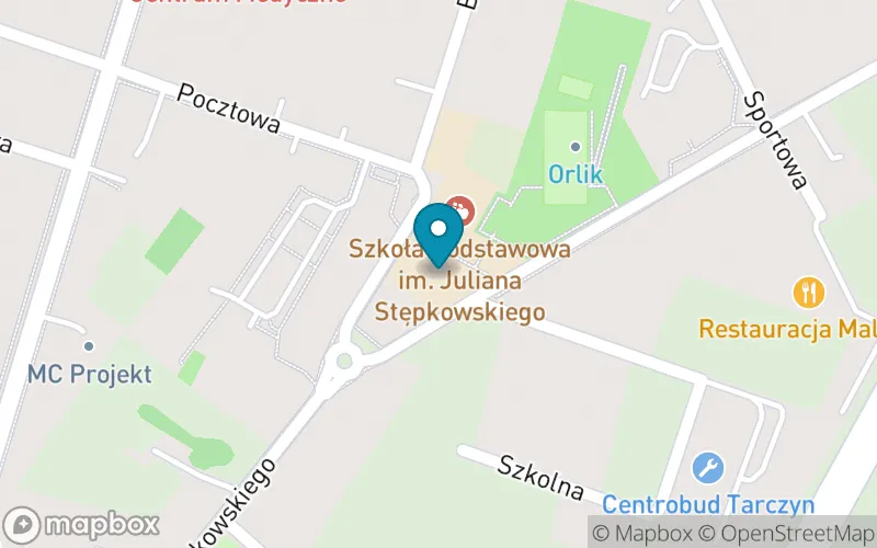 Lokalizacja: Szkoła Podstawowa im. Juliana Stępkowskiego