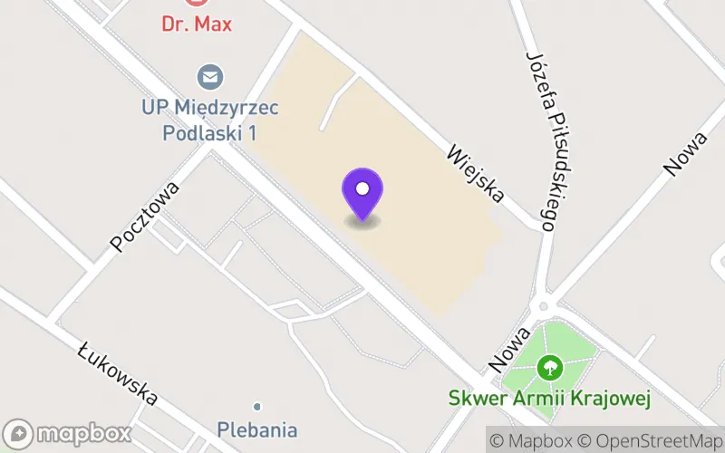 Lokalizacja: Branżowa Szkoła I Stopnia w Międzyrzecu Podlaskim