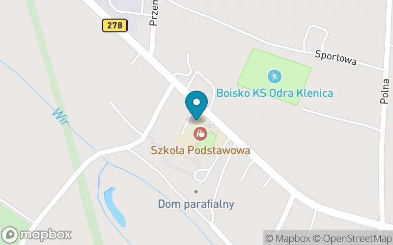 Lokalizacja: Szkoła Podstawowa w Klenicy