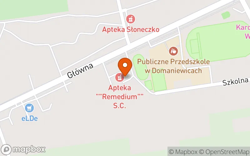 Lokalizacja: Gminny Klub Malucha w Domaniewicach