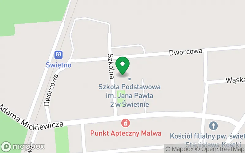 Lokalizacja: Publiczne Przedszkole w Świętnie